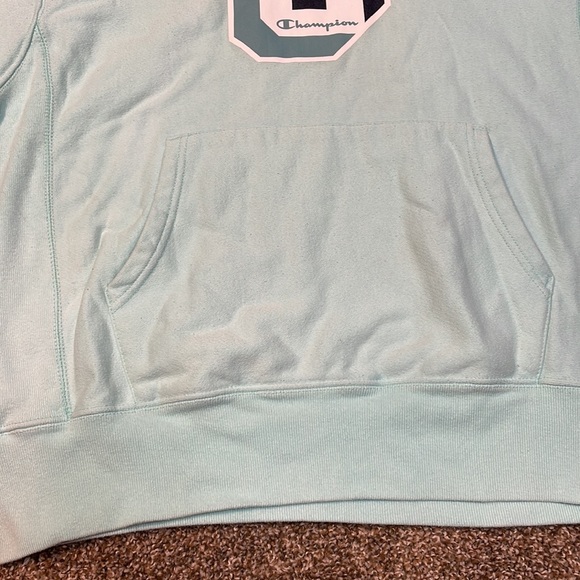 Champion hoodie. Men’s size M. Light blue. - Picture 3 of 10